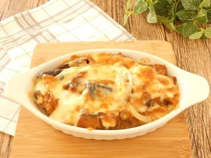 サバ缶を使ったサバ味噌チーズ焼き