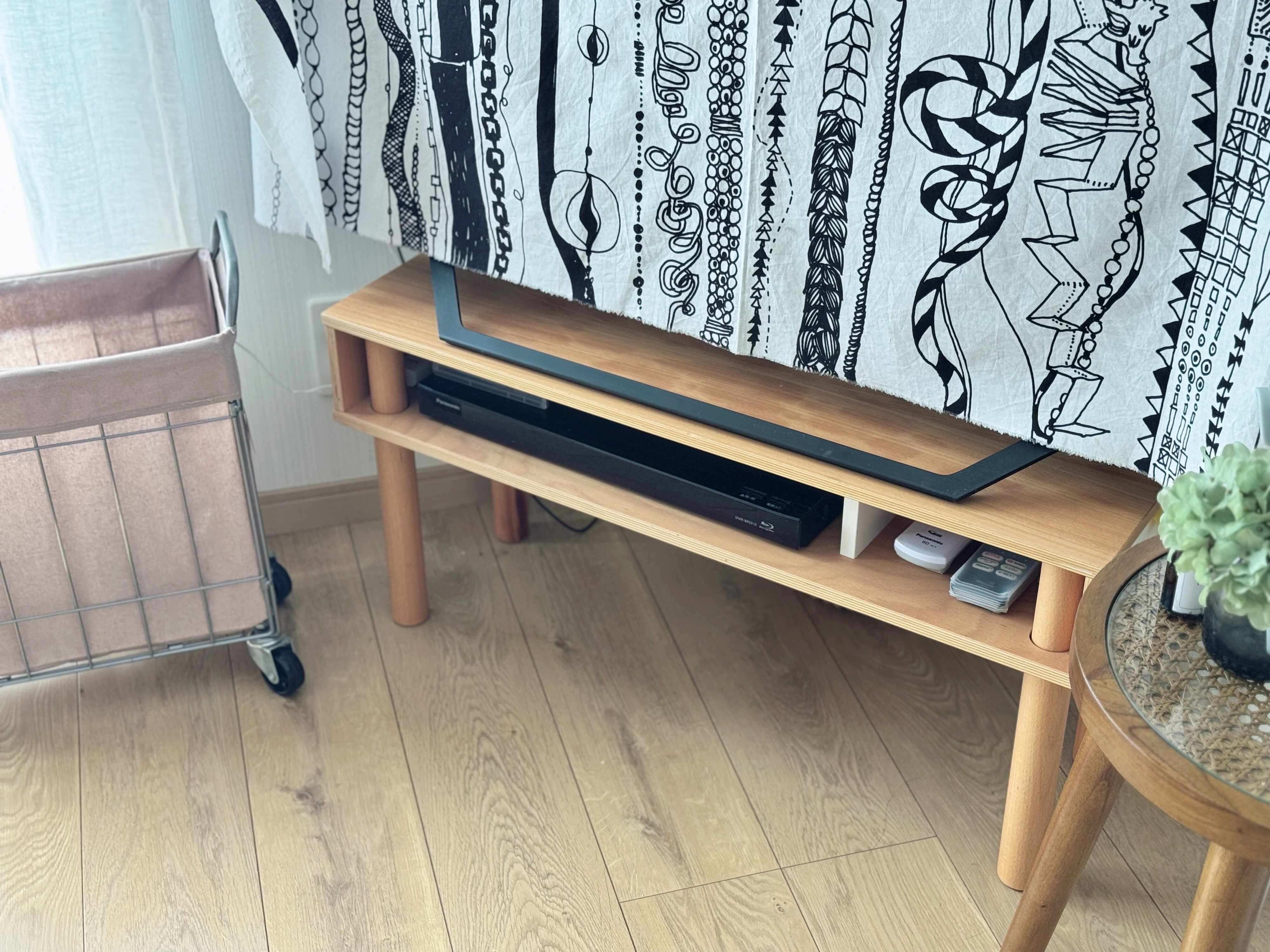 1．収納力バツグンのテレビ台
