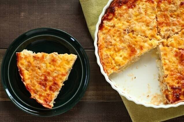 ツナとコーンのキッシュ