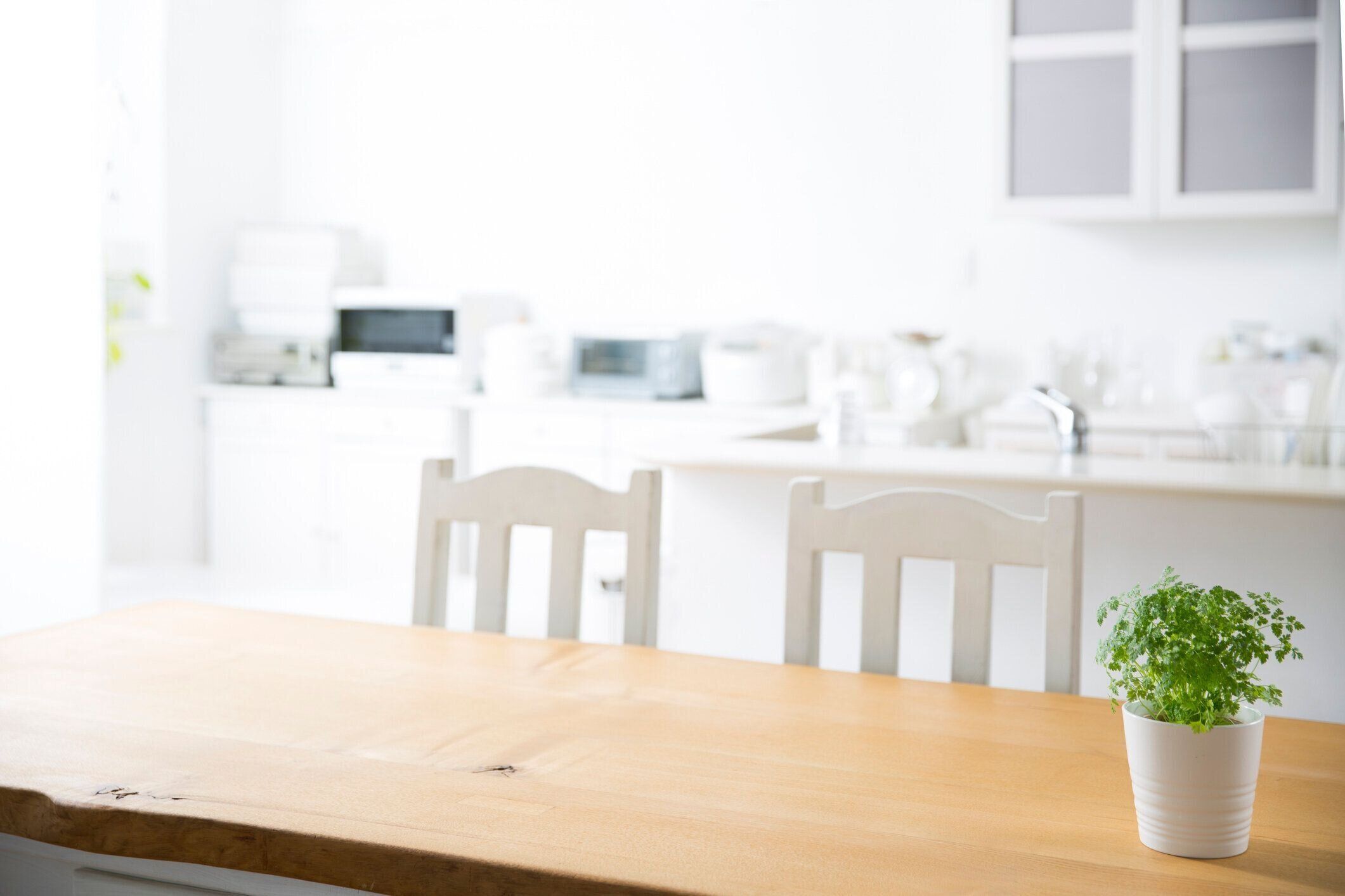 木製キッチンテーブル