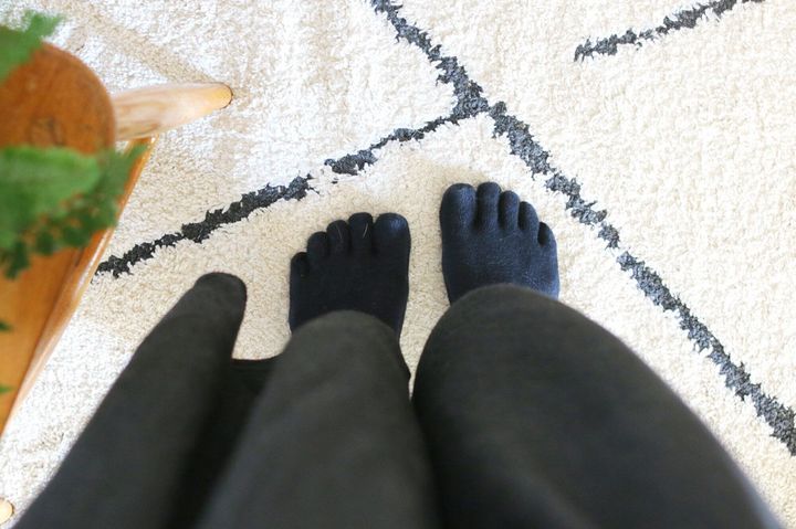 無印良品5本指靴下