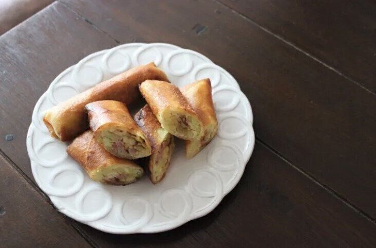 おやつにもおつまみにも！カレー風味春巻