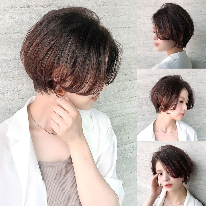40代女性に似合うふんわりショートヘアスタイル!フワッと柔らかい質感ショート