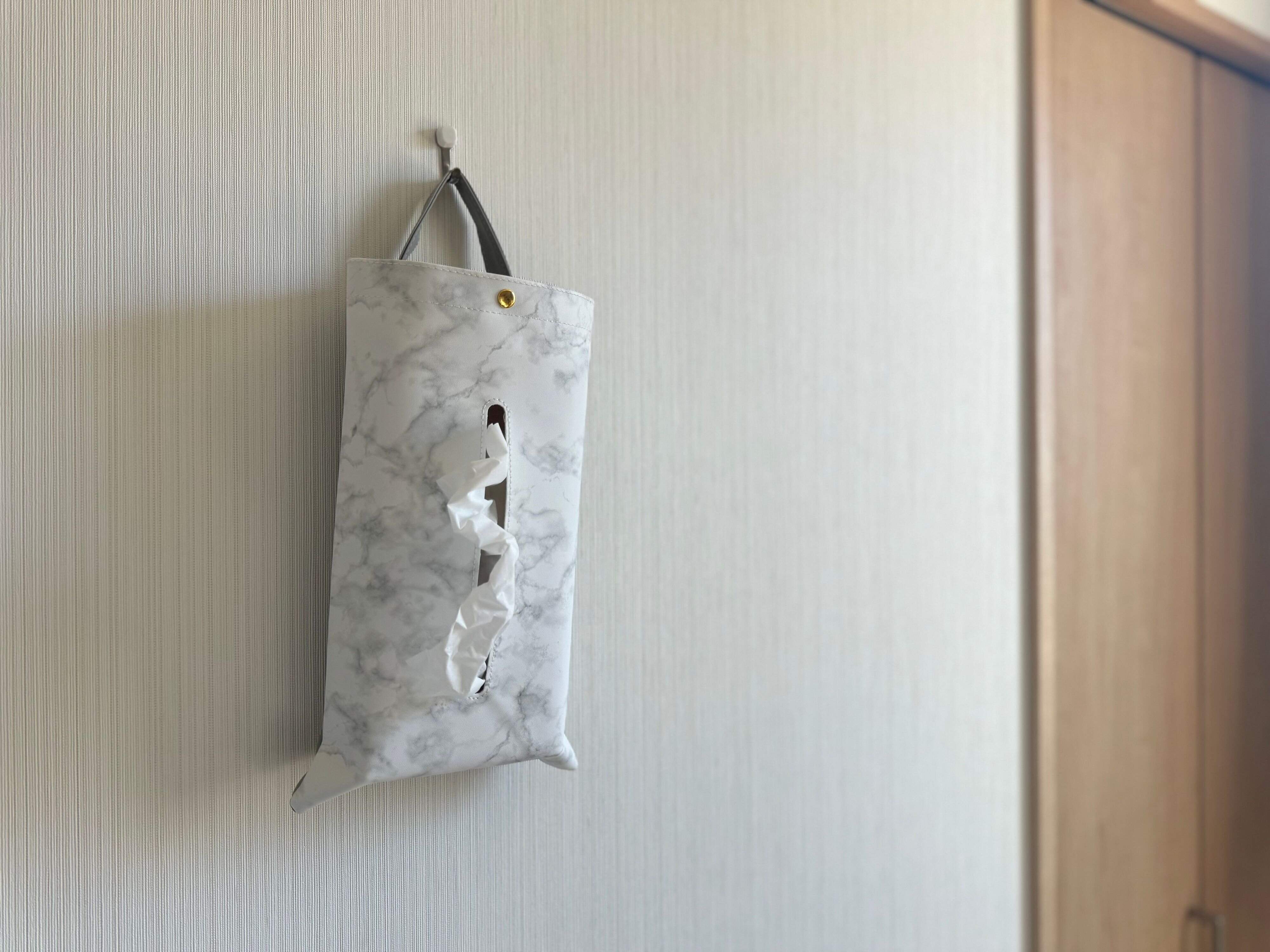 THREEPPY 大理石柄 折り畳み収納カラーボックス 5個セット THREEPPY