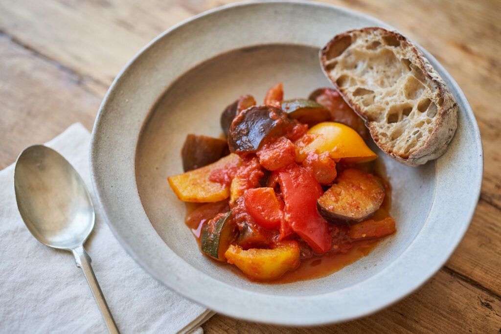 夏野菜のみそラタトゥイユ