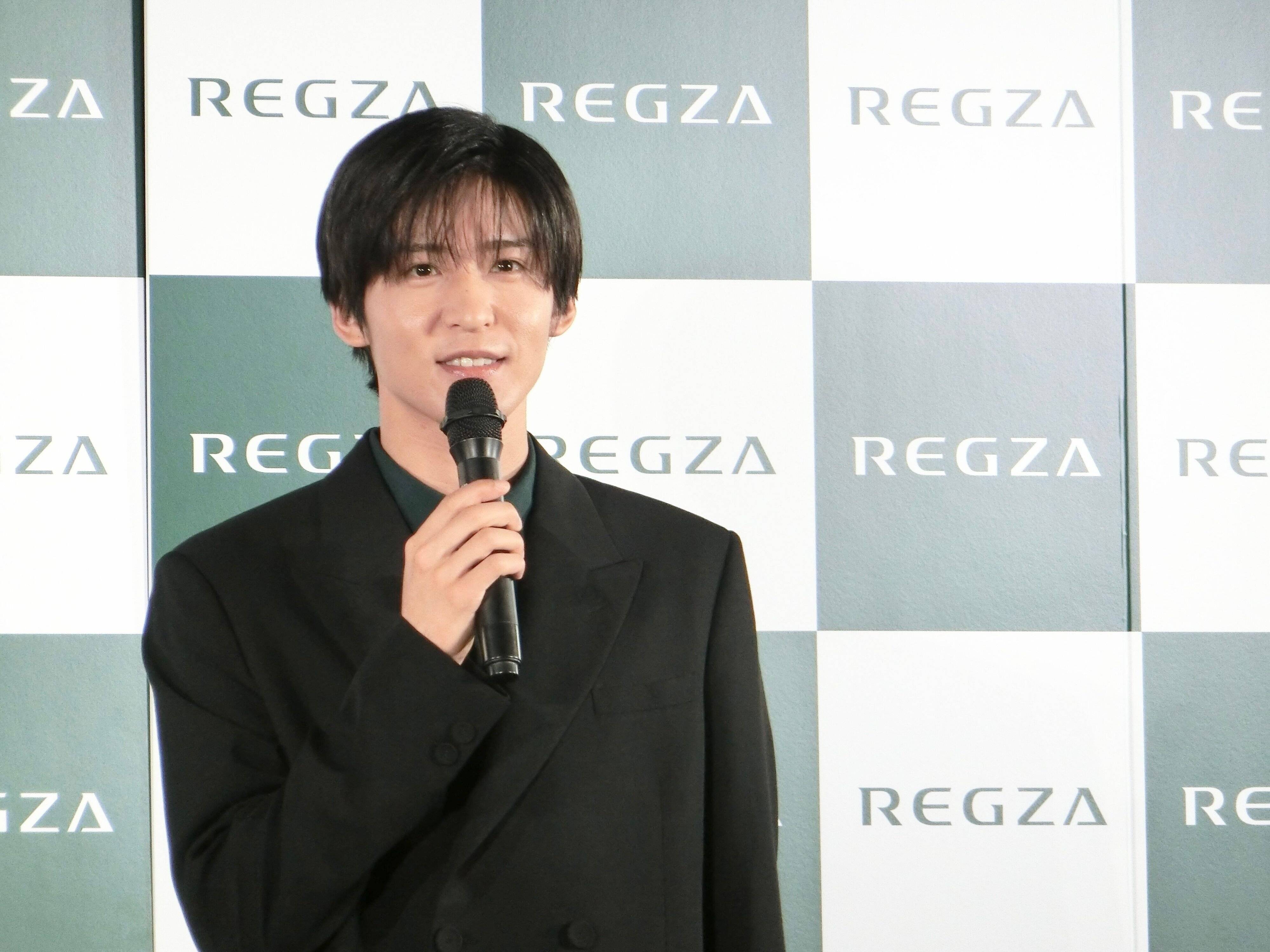 TVS REGZA 新商品 新グローバルブランドアンバサダー　目黒蓮