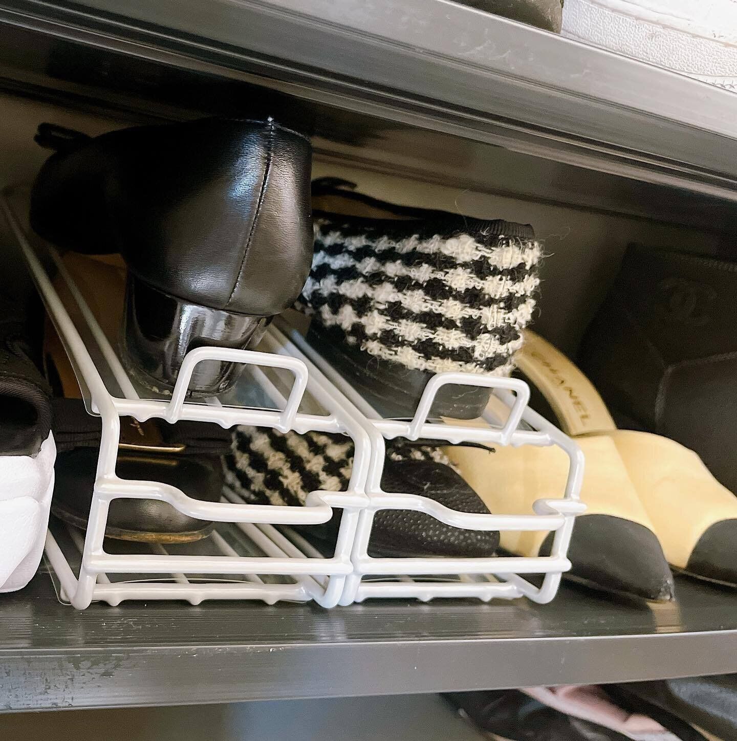 「えつこの楽々靴っこ」を使って靴を倍以上に収納