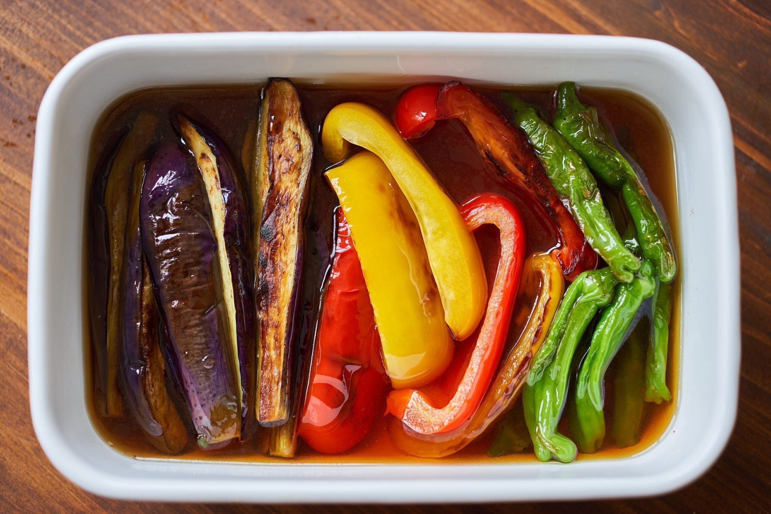 夏野菜の焼きびたし