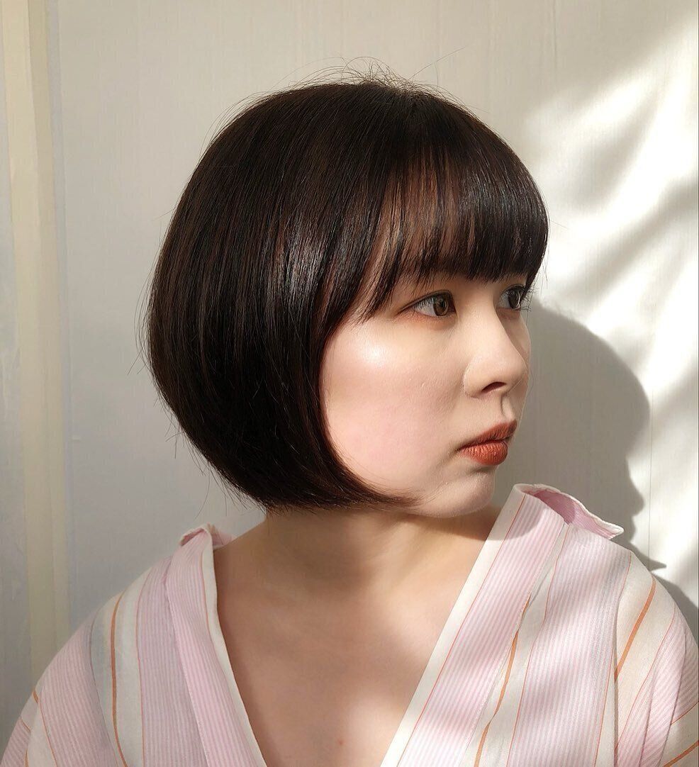 ぽっちゃり40代に似合う髪型35選 22最新 小顔効果もバッチリなヘアスタイル サンキュ