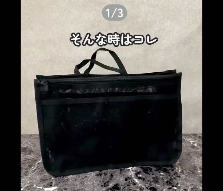 【ダイソー】赤ちゃん連れ旅行で活躍！バッグインバッグ