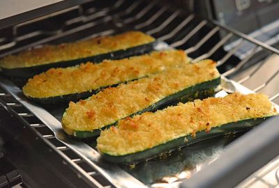 ズッキーニのパン粉焼き