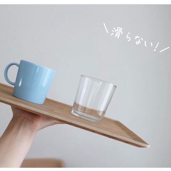 「すべりにくい木製トレー(M ヤナギ)」