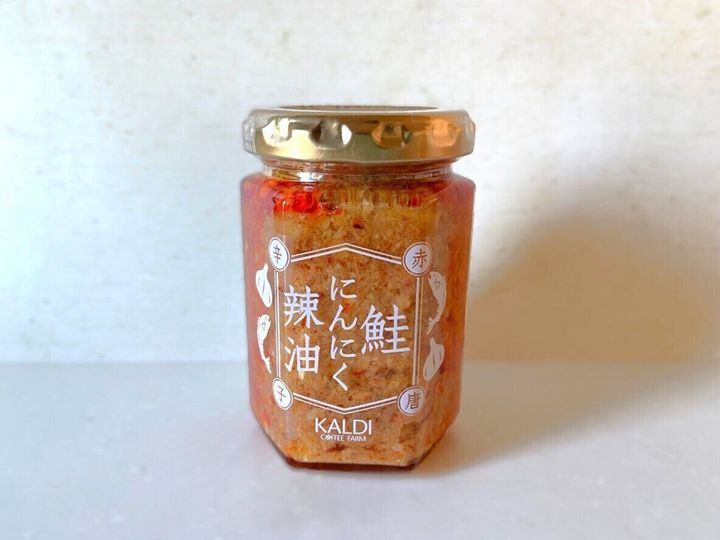 鮭にんにく辣油