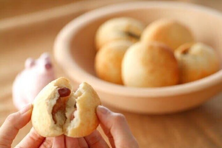 もちもち豆パン