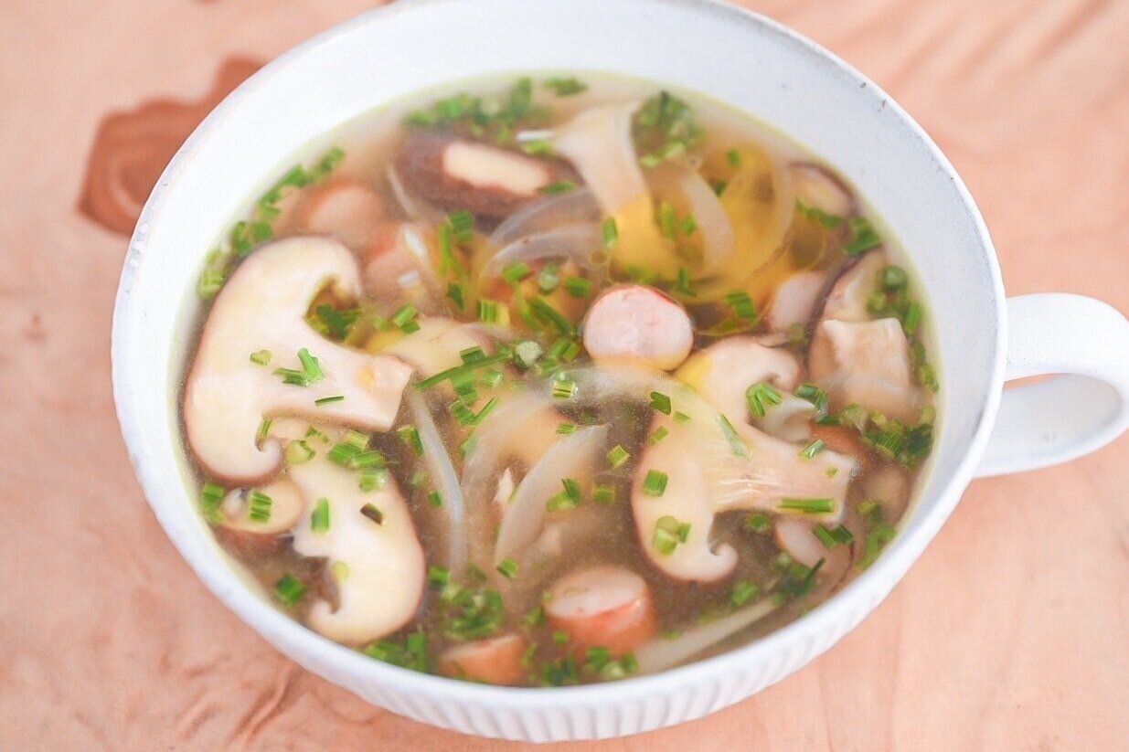 パセリの茎のスープ