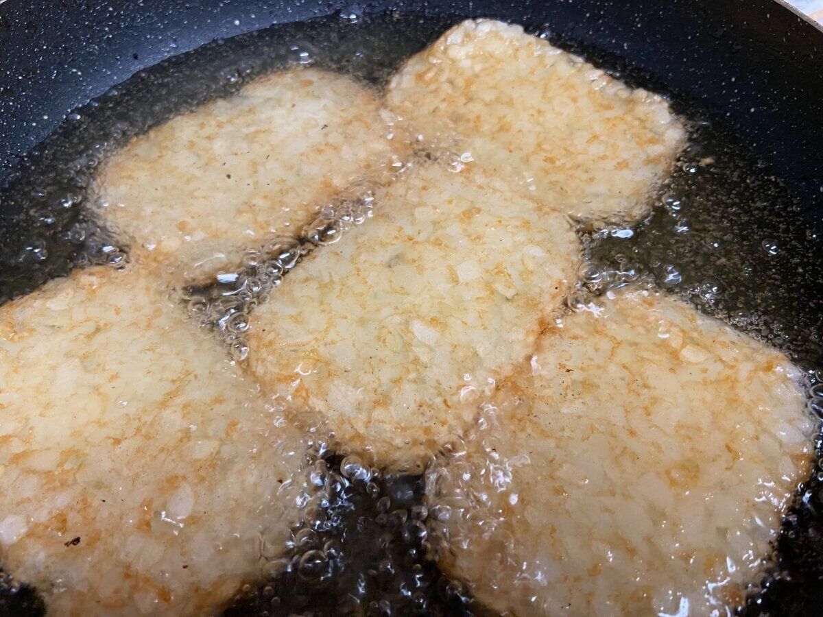 ハッシュ揚げる