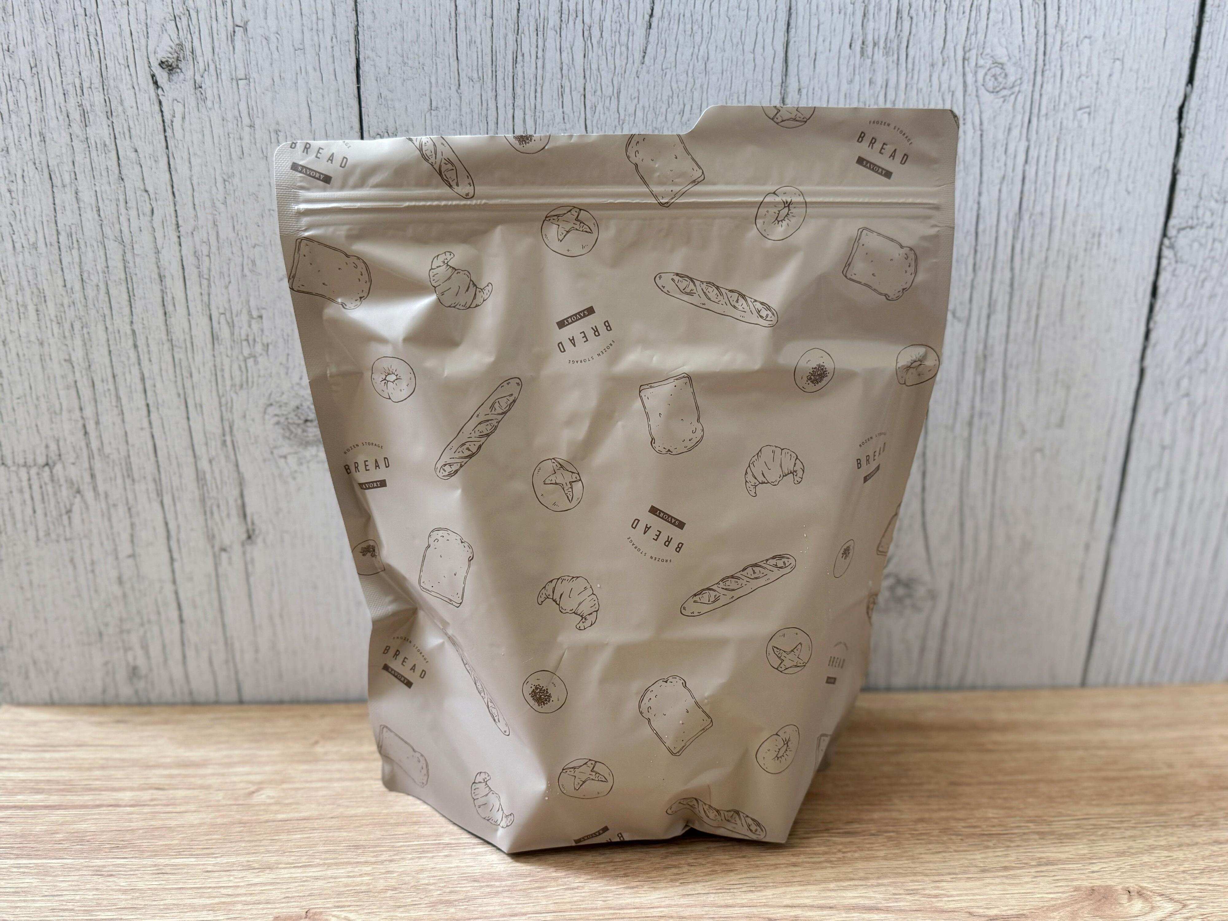 2．パンを美味しく冷凍保存袋