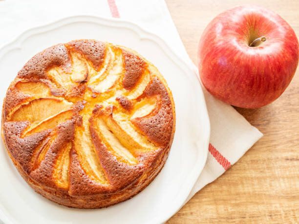 アップルとアップルのヨーグルトケーキ