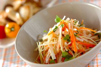 大根と桜エビのサラダレシピ