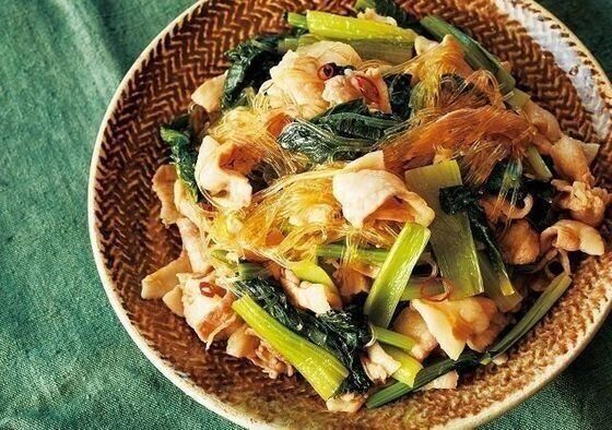 豚バラ春雨つるつる蒸し