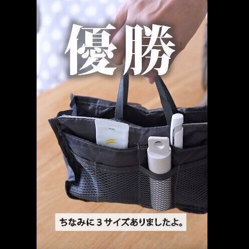 【ダイソー】やっぱりすごかった！バッグインバッグ