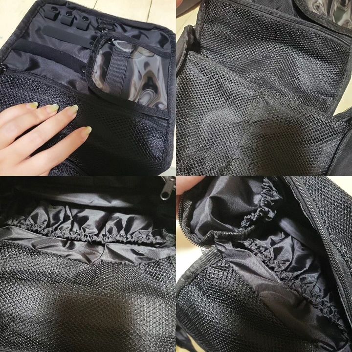 容量約5L!収納力たっぷりの「スッキリまとまるジュエリーメイクポーチ L」