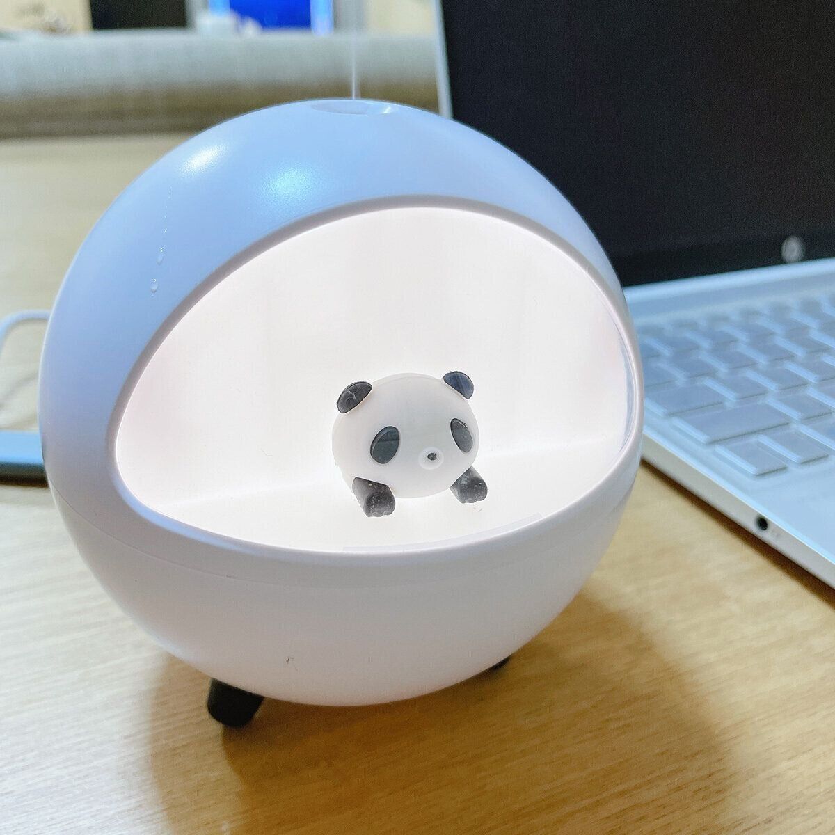 癒やし効果抜群！ダイソーのパンダ加湿器で乾燥対策