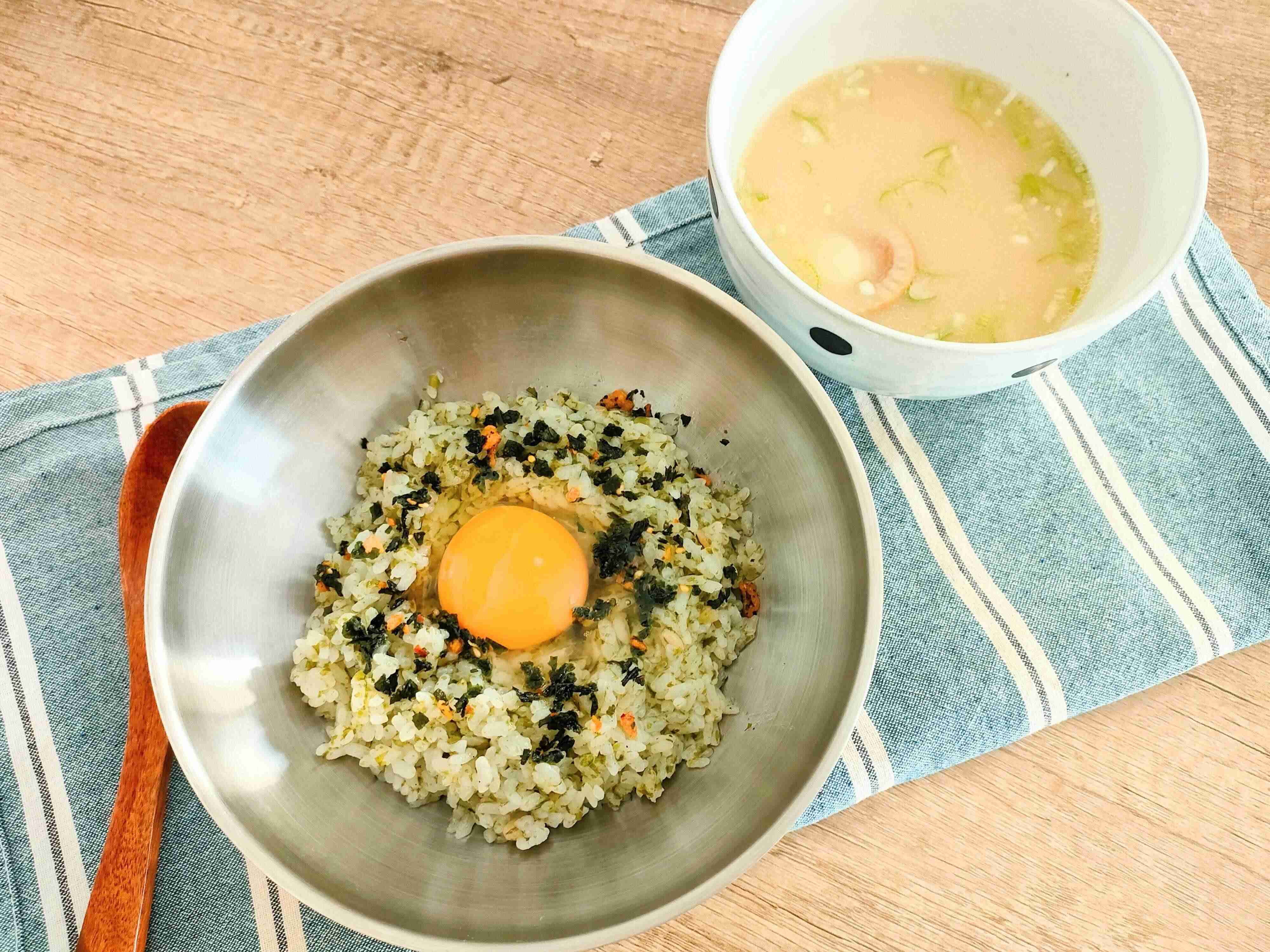 韓国のり風ごはんとコムタンスープ