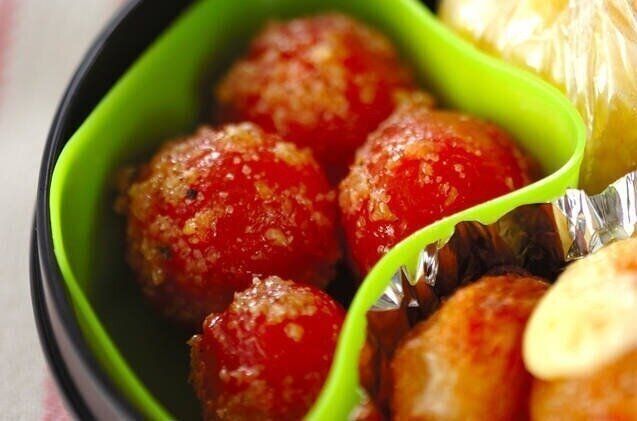  プチトマトのゴマ和え