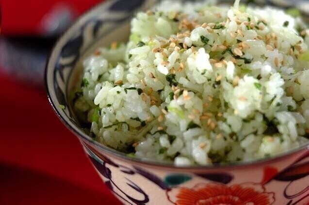 小松菜の混ぜご飯
