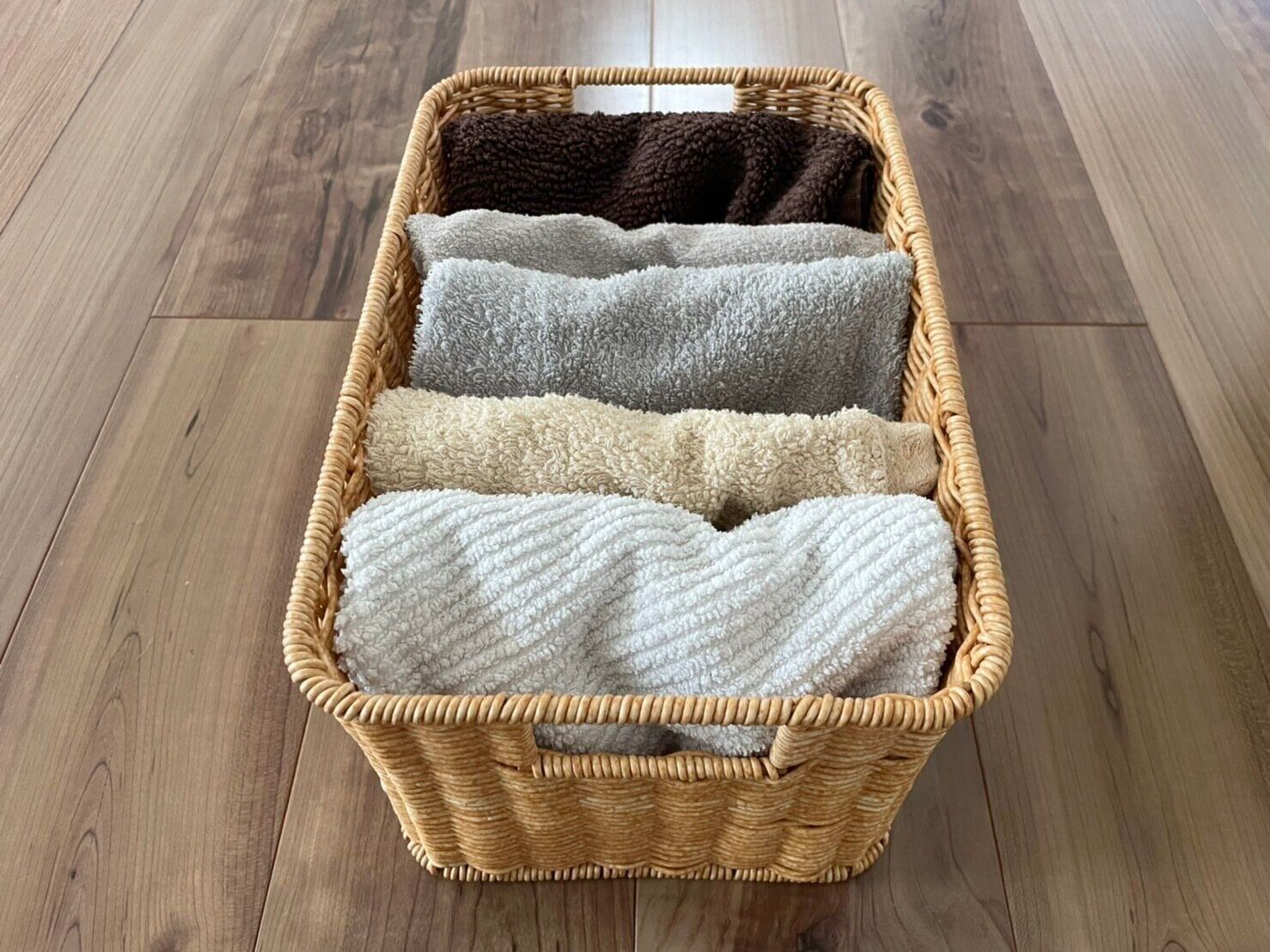 ボックスタイプの「ラタンPP収納」はこう使う！