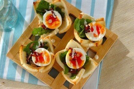 食パンカップDEシーザーサラダ