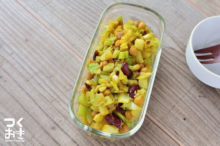 カレー風味の簡単サラダ