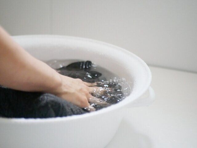 ニットは着るたびに洗濯しない