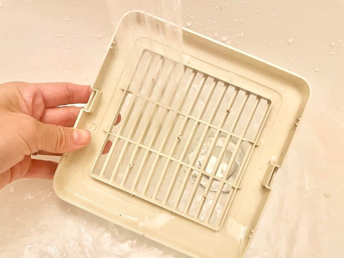 換気扇カバーは簡単に洗える