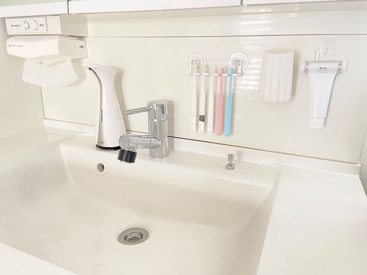 かかる時間はたった30秒だけなのに 毎日が気持ちいい 洗面所の綺麗キープ術 サンキュ かかる時間はたった30秒だけなのに 毎日が気持ちいい 洗面所の綺麗キープ術 サンキュ