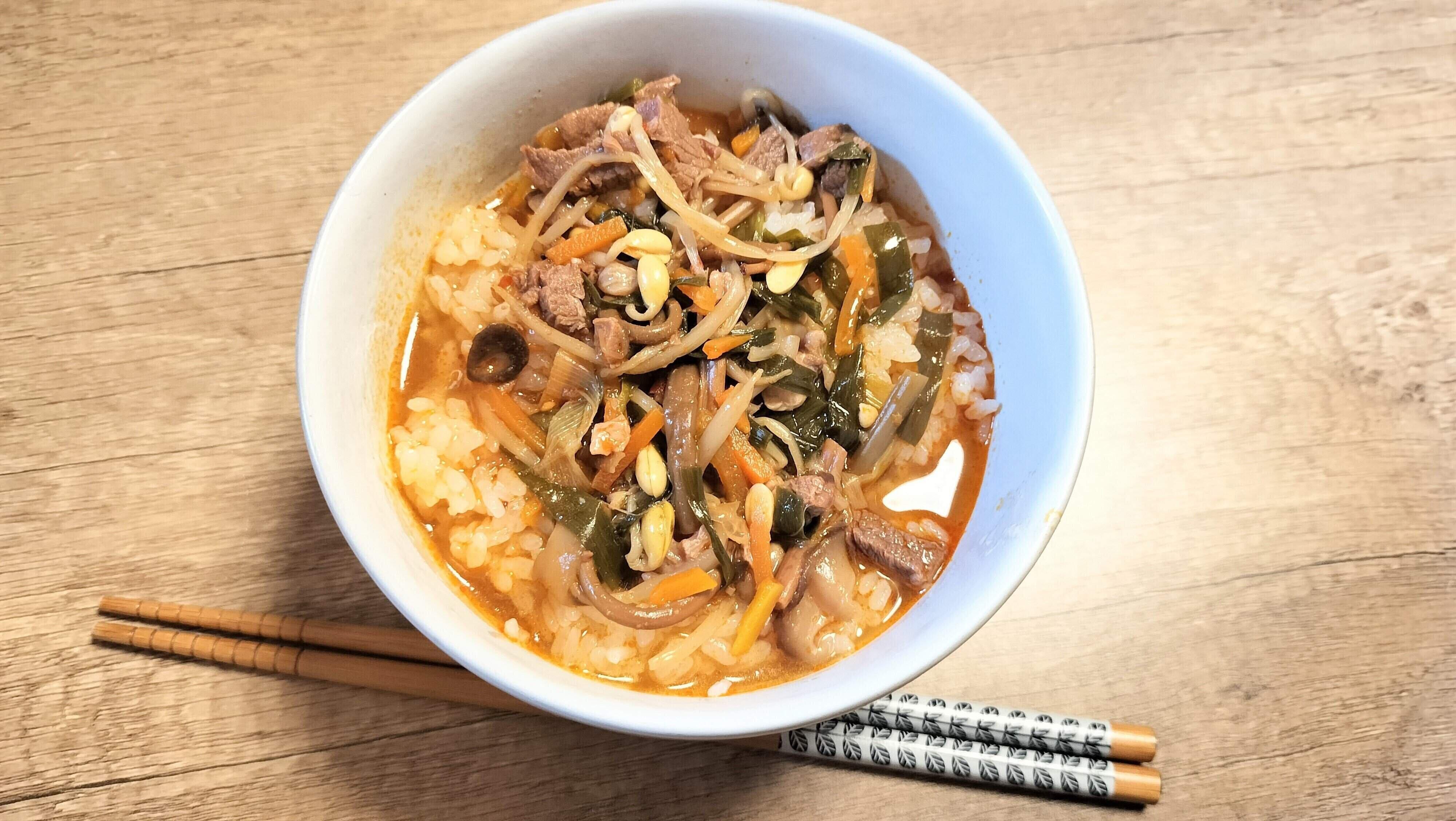 ユッケジャンクッパ