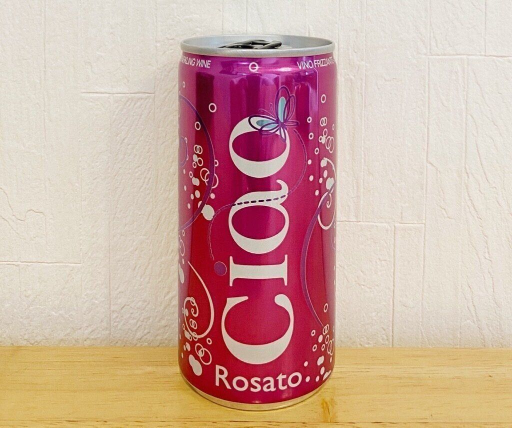 スパークリング缶ワインチャオロザート
