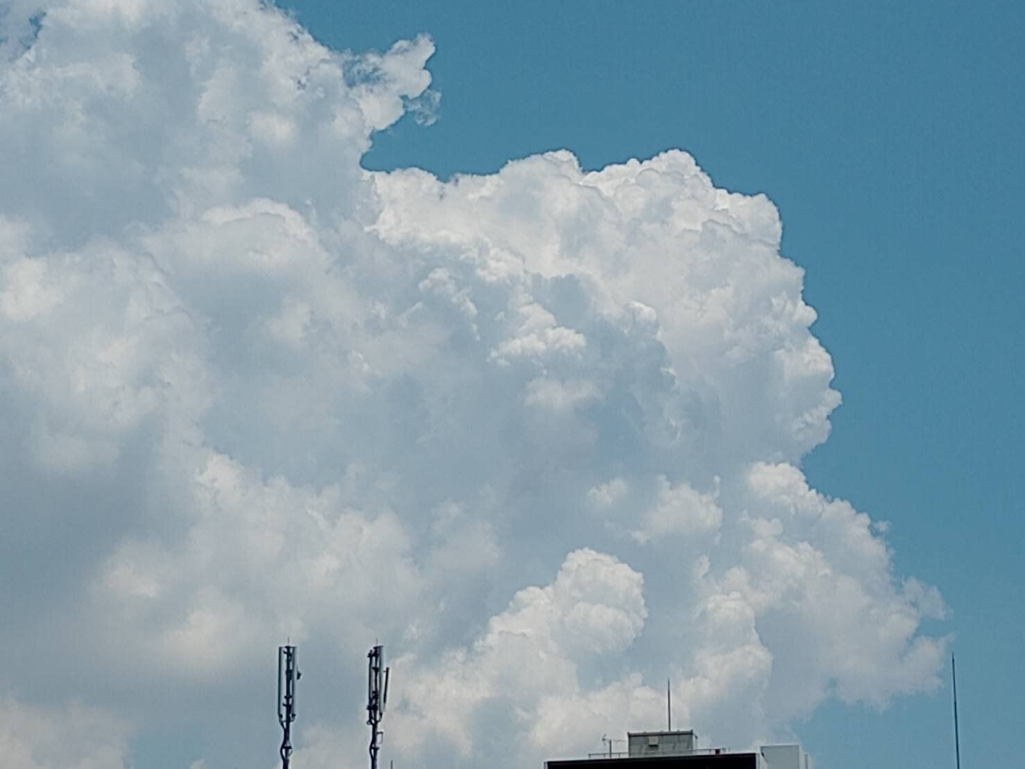青い空と白い雲