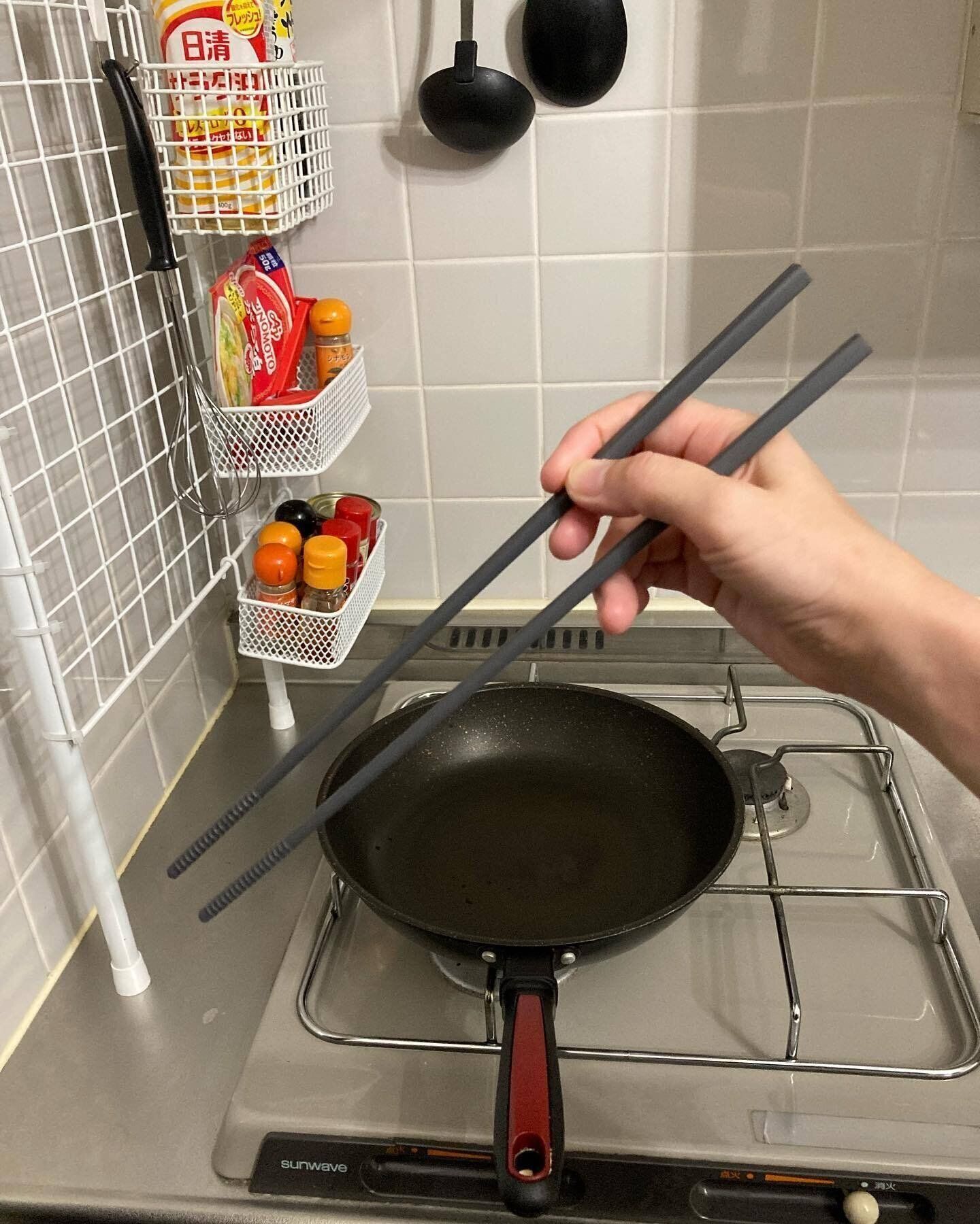 ストレスなく使用できる！「シリコーン菜箸」