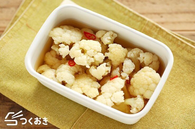 カリフラワーの和風ピクルス