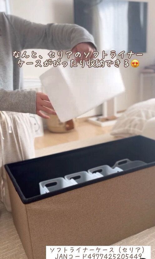 すっきり収納できたよー！「ソフトライナーケース」