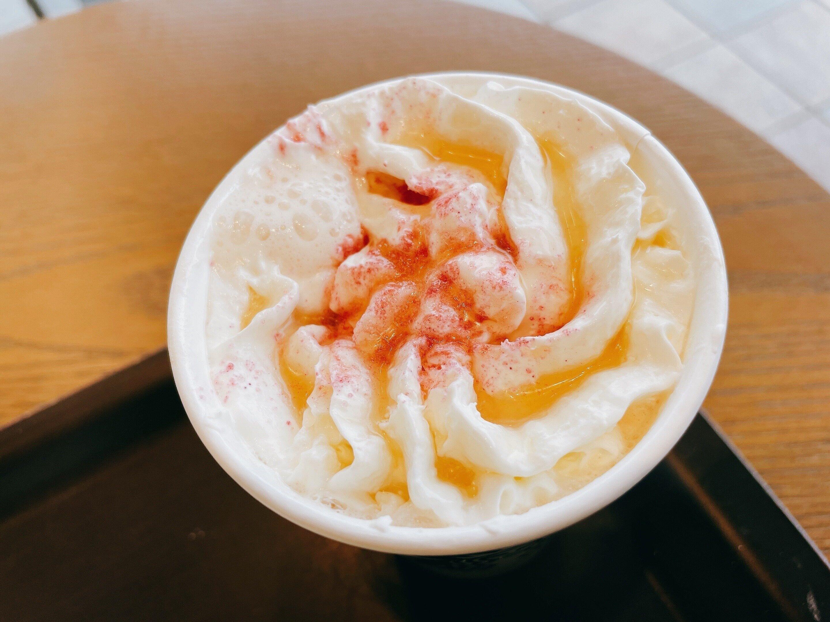 ストロベリーラベンダーティーラテ