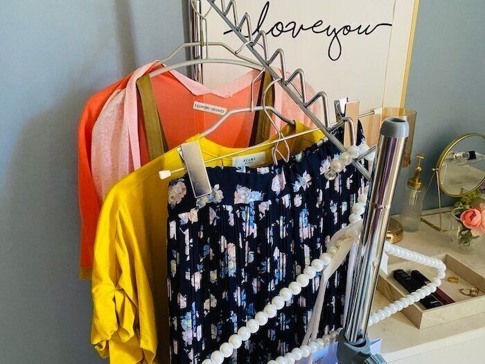 服のコーディネート収納