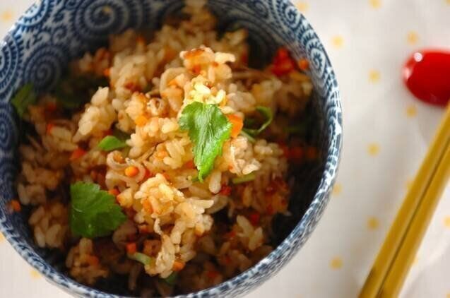 さっぱりジャコの炊き込みご飯