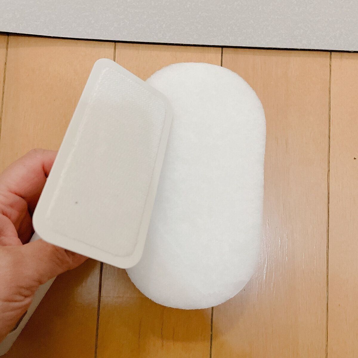 ざらざら面も柔らかい面も、両方使える