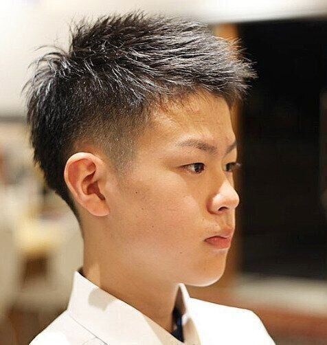 洗いざらしでもカッコ良く決まる！フェードショート