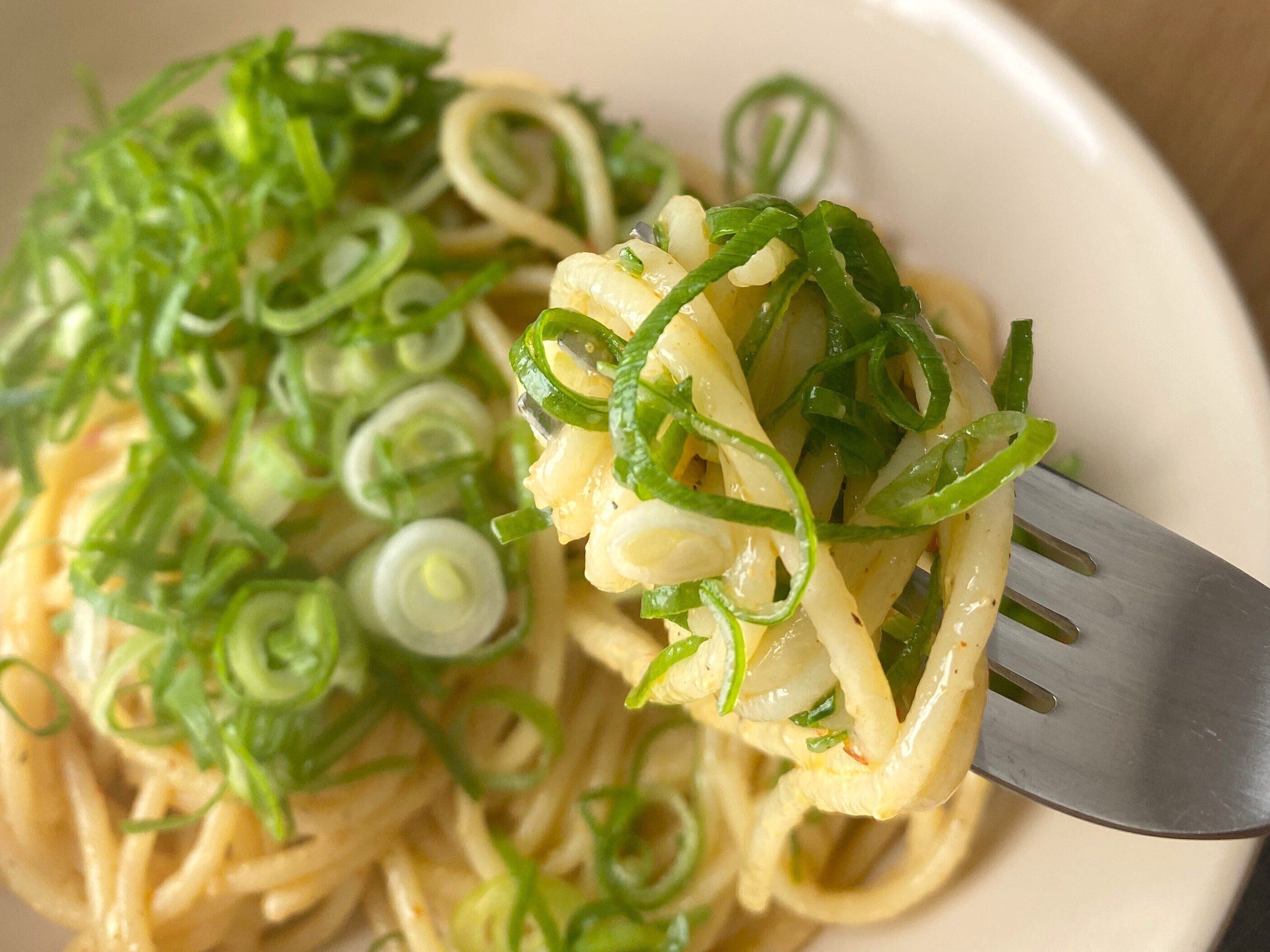 ボッタルガのパスタソースでつくったパスタ