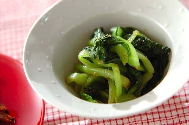 超簡単ナムル！10分で仕上がる ごま油香るチンゲン菜のナムル