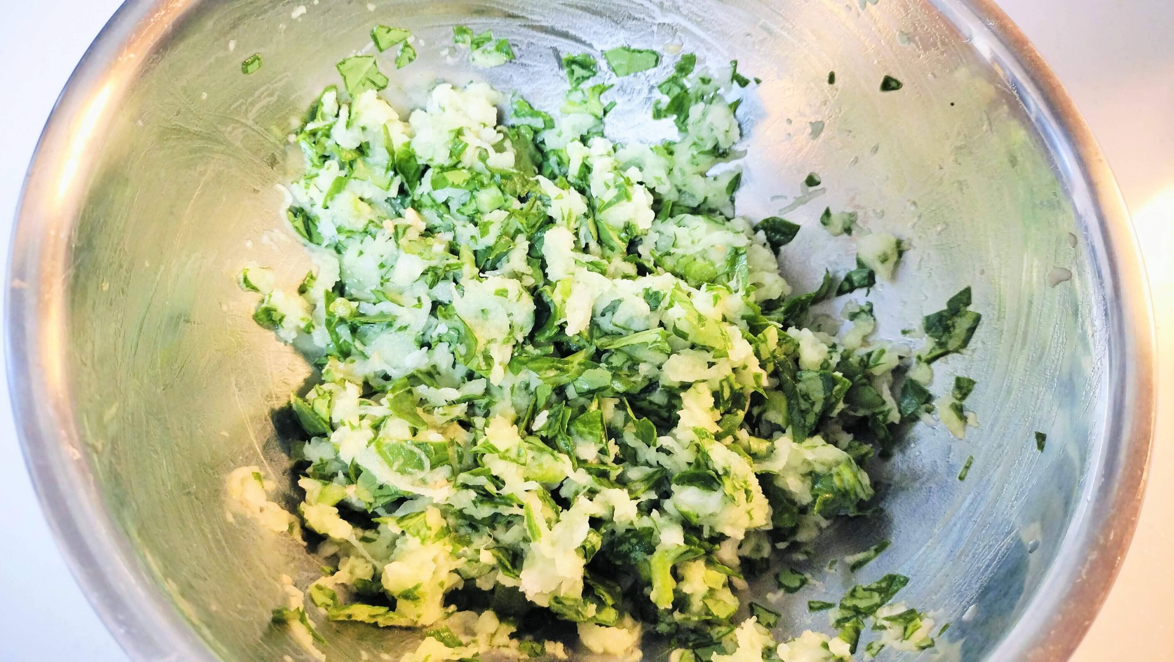 全ての材料を混ぜる